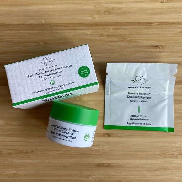 Drunk Elephant Other - NEW Drunk Elephant Slaai Makeup-Melting Butter Cleanser + Bambo Booster